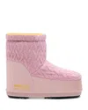 Moon Boot Stivali Da Neve In Maglia Rose In Pink
