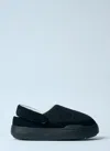 Moon Boot Mb Park Clog Felt Black Melange In Black
