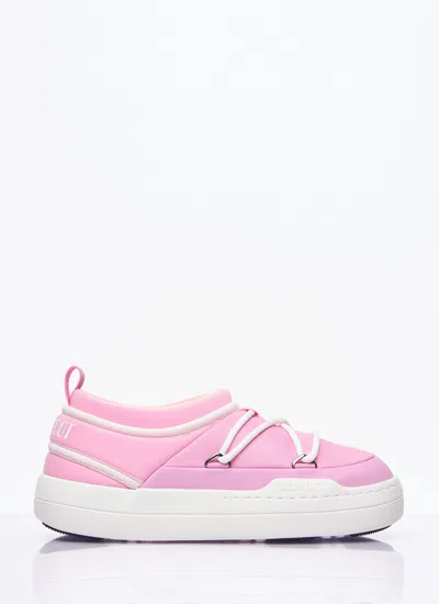 Moon Boot Women Park Icon Slip-on Shoes In Pink