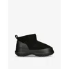 Moon Boot Luna Low-suede Boots In Black