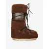 Moon Boot Womens Icon High Fleece S In Brown