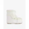 Moon Boot Womens  Icon Low Faux-fur And Leather Snow Boots In A002 Optical White