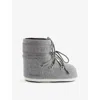 Moon Boot Womens Icon Low Lace-up Felt Snow Boots Grey In H006 Grey