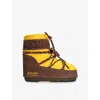 Moon Boot Womens Yellow Icon Low Nylon Snow Boots Eur 36 / 3 Uk In Yellow