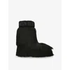 Moon Boot Icon Yeti Mid Faux Fur Ankle Boots In Black