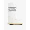 MOON BOOT MOON BOOT WOMEN'S WHITE ICON LOGO-PRINT SHELL BOOTS