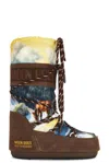 Moon Boot X Guest In Residence Postcard Icon High Boots In Brown