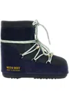 Moon Boot Mini Versatile Boot With Adjustable Drawstring In Blue