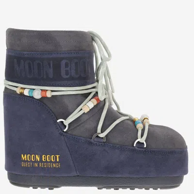 Moon Boot X Guest In Residence Icon Low Boots In Blue