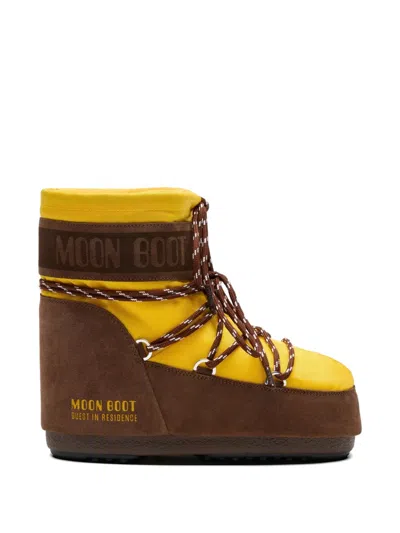 Moon Boot X Guest In Residence Icon Low Boots In Gold
