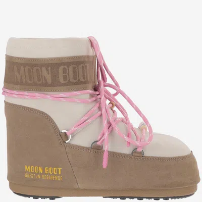 Moon Boot X Guest In Residence Icon Low Boots In Nude