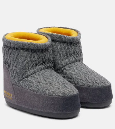 Moon Boot X Guest In Residence Icon Low Snow Boots In Gray