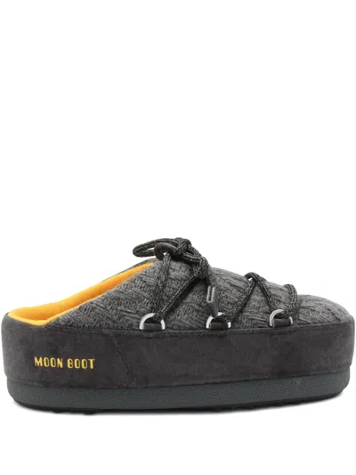 Moon Boot X Guest In Residence Lace-up Mules In Gray