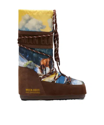 MOON BOOT MOON BOOT ICON POSTCARD LACE SNOW BOOTS