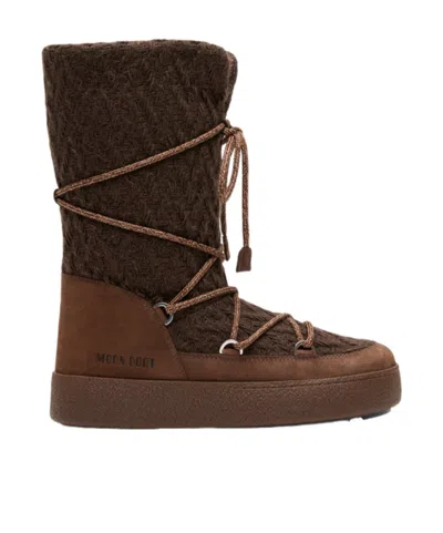 MOON BOOT MOON BOOT X GUEST IN RESIDENCE LTRACK KNIT BOOTS