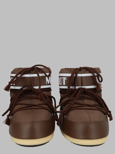 Moon Boot -inspired Mini Unisex Boots In Animal Print