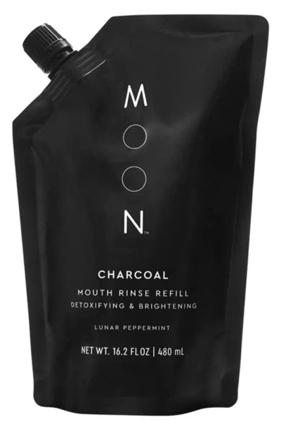 Moon Charcoal Mouth Rinse In White