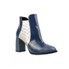 Moon D'elle Women's Aurora Ankle Boots In Blue Celestiale In Blue