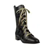 Moon D'elle Women's Black Vespro Boots In Midnight Lustro In Black
