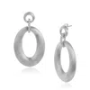 Moon London Women's Ornate Diamond Moissanite Sterling Silver Earrings In Silver