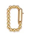 Moon & Meadow 14k Yellow Gold Beaded Oval Charm Enhancer