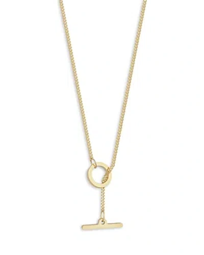 Moon & Meadow 14k Yellow Gold Curb Link Toggle Necklace, 16-18