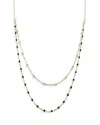 Moon & Meadow 14k Yellow Gold Double Layered Necklace, 16 In Gold