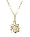 Moon & Meadow 14k Yellow Gold Mini Daisy Diamond Pendant Necklace, 0.01 Ct. T. W. In Gold