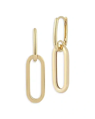 Moon & Meadow 14k Yellow Gold Polished Chain Link Drop Earrings