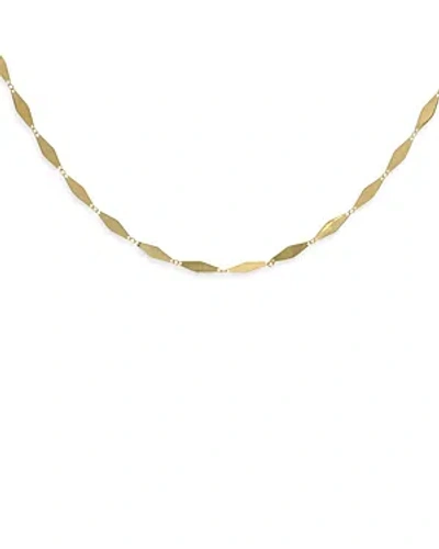 Moon & Meadow 14k Yellow Gold Polished Kite Design Link Necklace, 18