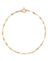 Moon & Meadow 14k Yellow Gold Shimmer Link Bracelet In Gold