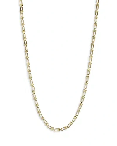 Moon & Meadow 14k Yellow Gold Stirrup Link Chain Necklace, 18