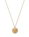 Moon & Meadow 14k Yellow Gold White Topaz Zodiac Pendant Necklace, 16-18 In Aries