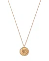Moon & Meadow 14k Yellow Gold White Topaz Zodiac Pendant Necklace, 16-18 In Gemini