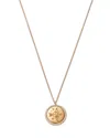 Moon & Meadow 14k Yellow Gold White Topaz Zodiac Pendant Necklace, 16-18 In Sagittarius