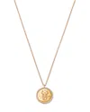 Moon & Meadow 14k Yellow Gold White Topaz Zodiac Pendant Necklace, 16-18 In Scorpio