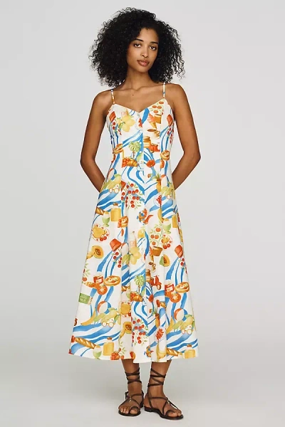 Moon River A-line Dress In Multi