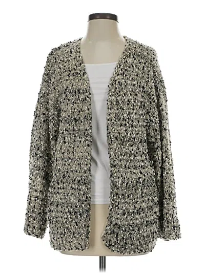 Pre-owned Moon River Cardigan Sweater In Gray