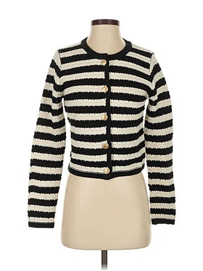 Pre-owned Moon River Cardigan Sweater In White