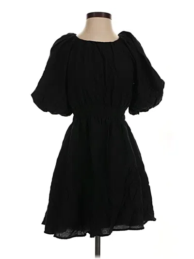 Pre-owned Moon River Casual Dress In Black