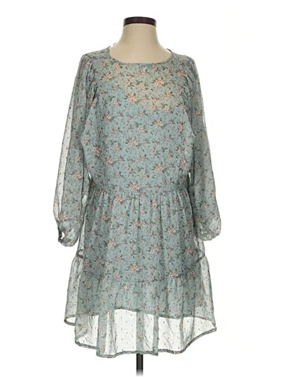 Pre-owned Moon River Casual Dress In Blue