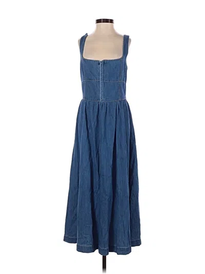Pre-owned Moon River Casual Dress In Blue
