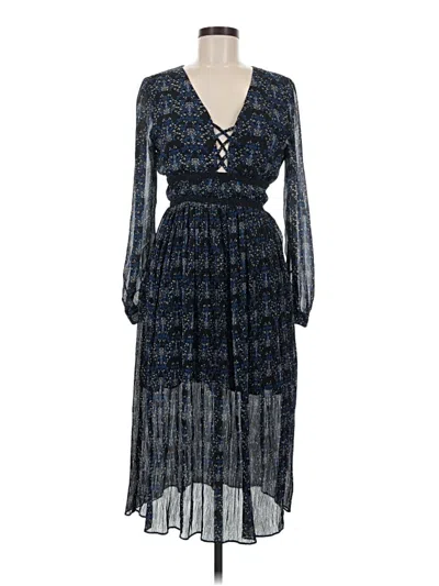 Pre-owned Moon River Casual Dress In Blue