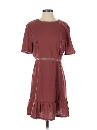 Pre-owned Moon River Casual Dress In Brown