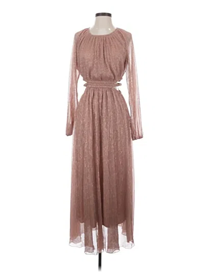 Pre-owned Moon River Casual Dress In Brown