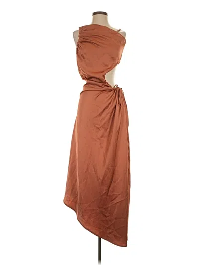 Pre-owned Moon River Casual Dress In Brown