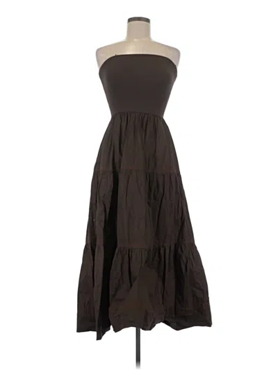 Pre-owned Moon River Casual Dress In Brown
