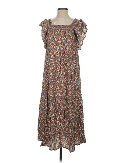 Pre-owned Moon River Casual Dress In Brown