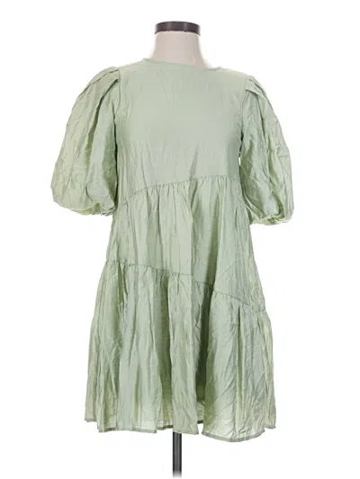 Pre-owned Moon River Casual Dress In Green