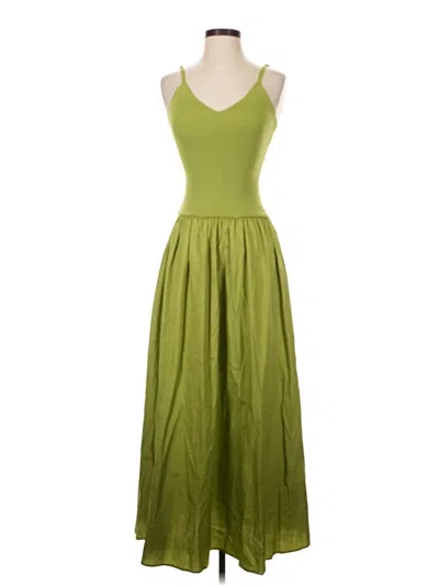 Pre-owned Moon River Casual Dress In Green
